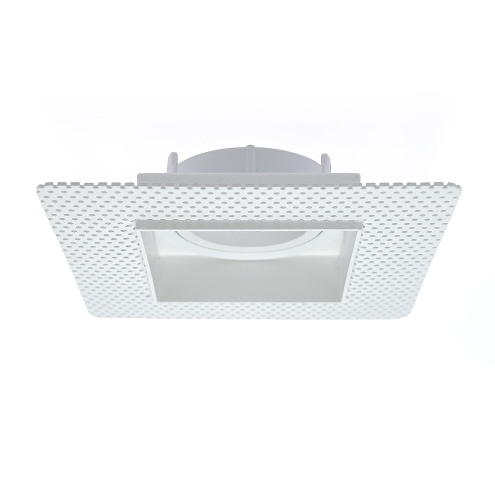 EMPOTRABLE Y5SD CUADRADO BLANCO, BASE MR16, ALUMINIO