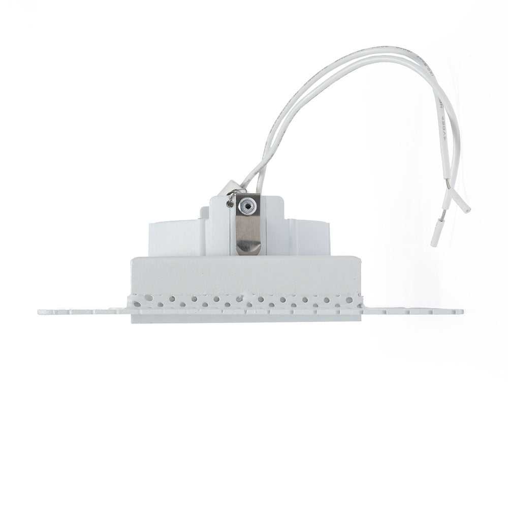 EMPOTRABLE Y5SD CUADRADO BLANCO, BASE MR16, ALUMINIO