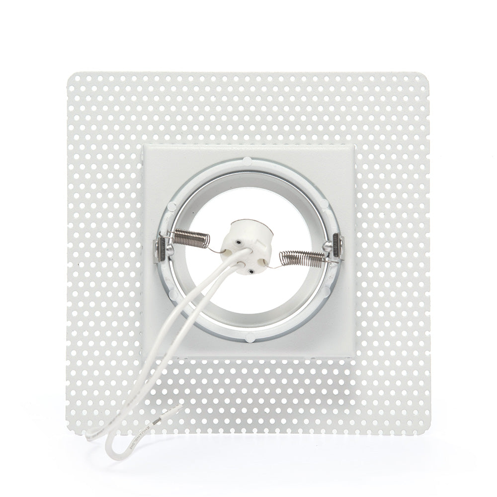 EMPOTRABLE Y5SD CUADRADO BLANCO, BASE MR16, ALUMINIO