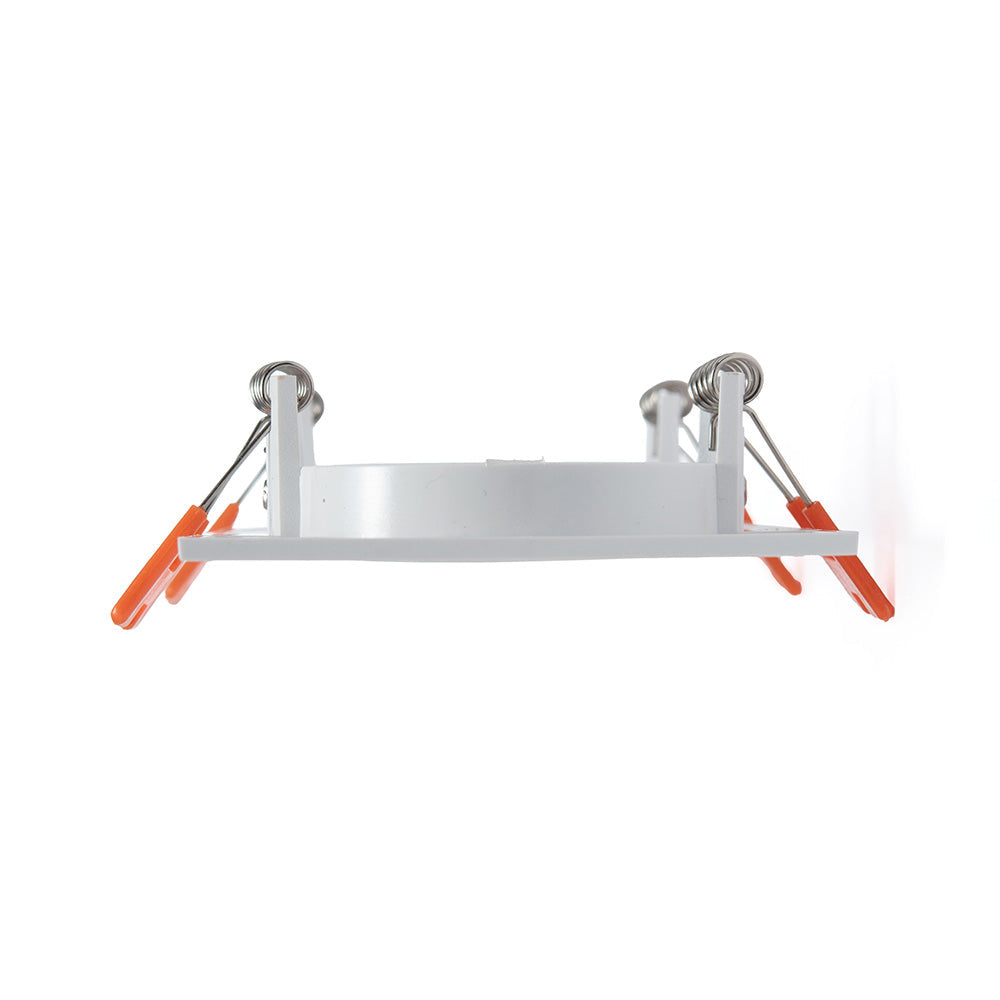MARCO EMPOTRABLE DOBLE Y1R3 CUADRADO BLANCO BASE MR16, PC
