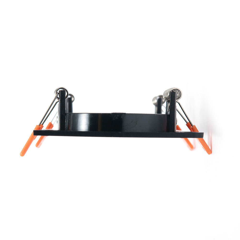 MARCO EMPOTRABLE DOBLE Y1R3 CUADRADO NEGRO BASE MR16, PC
