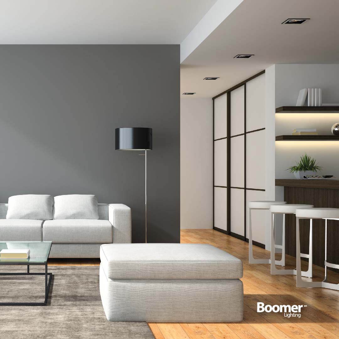 EMPOTRABLE LED CUADRADO NEGRO DIRIGIBLE BASE MR16 DE ALUMINIO