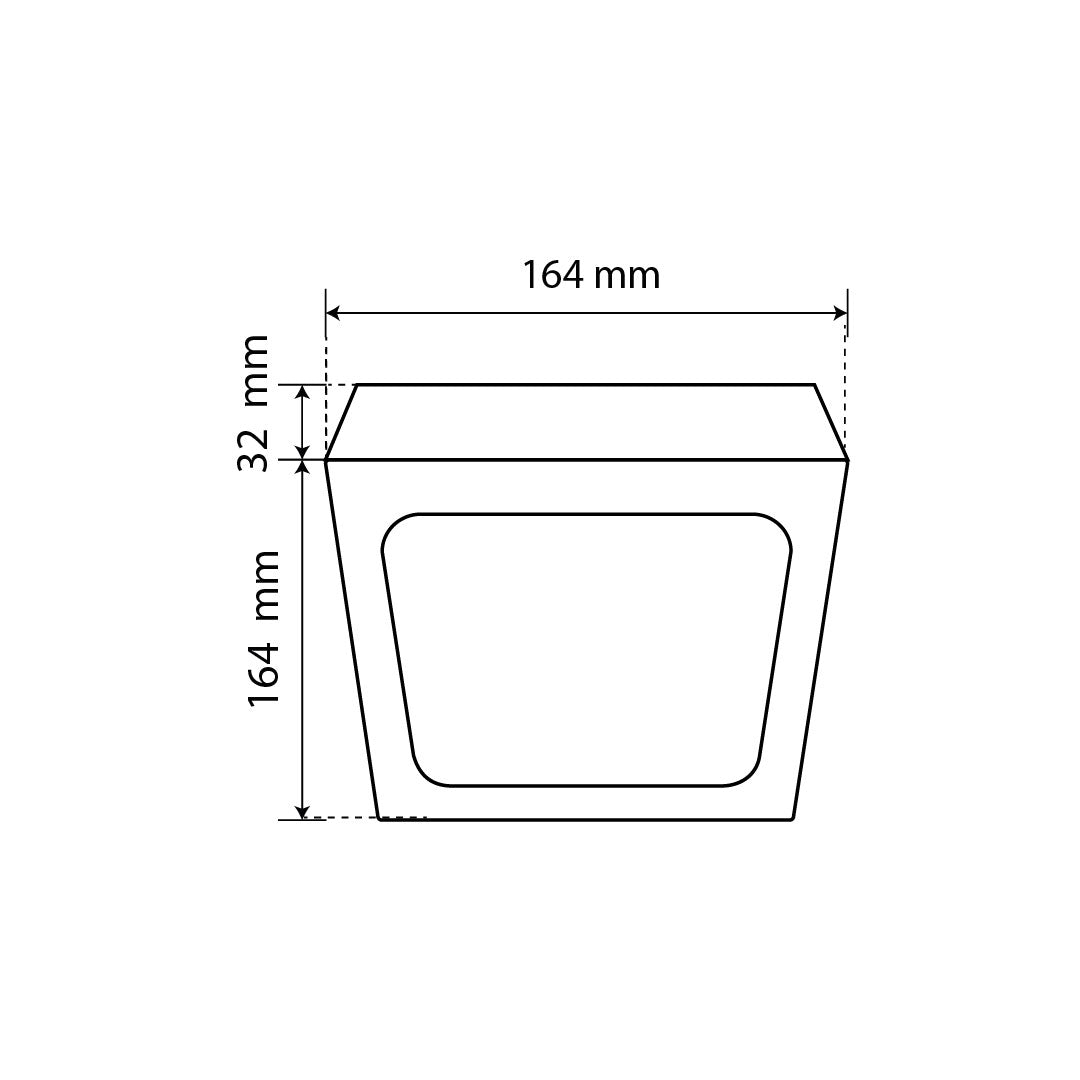 LÁMPARA PANEL LED CUADRADO PARA SOBREPONER, 12W, LUZ FRÍA