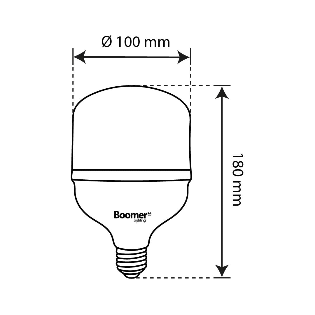 FOCO LED ALTA POTENCIA T, 30W, LUZ FRÍA, 2700 LM