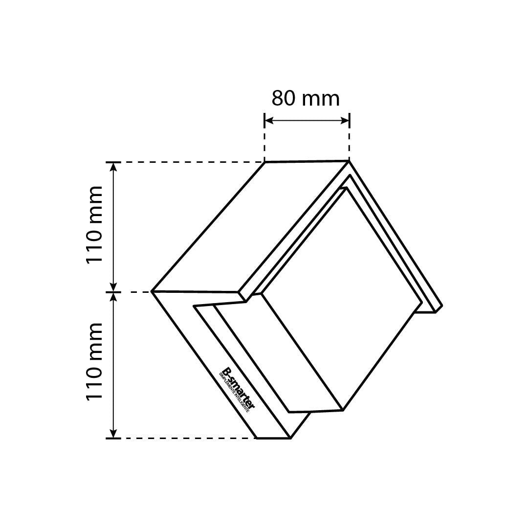 ARBOTANTE PARA PARED SMART D, 10W, RGB, CCT, DIM, APP, EXT