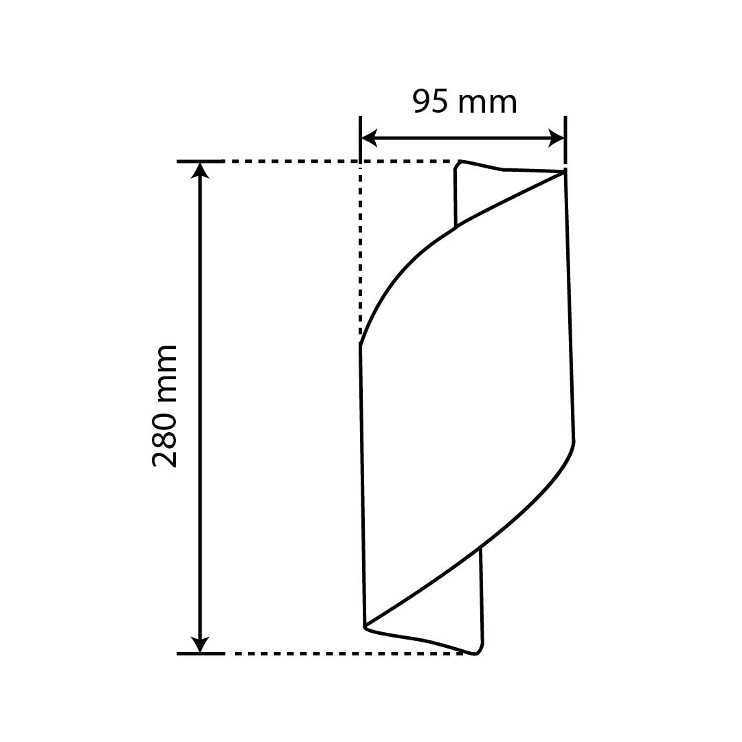 ARBOTANTE PARA PARED SPYRAL 10W, LUZ CÁLIDA, 900LM, EXTERIOR