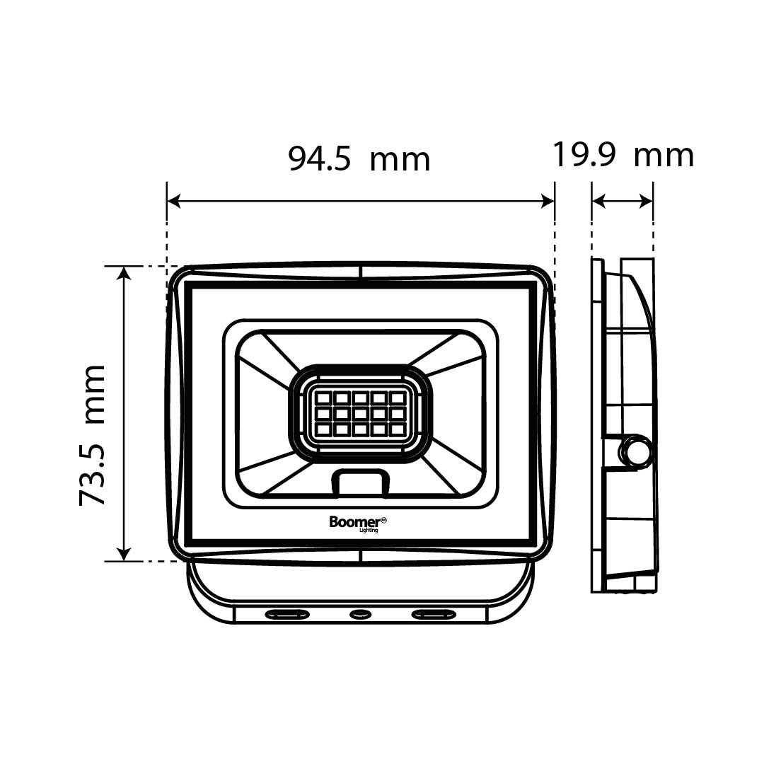 REFLECTOR PROYECTOR 10W IP65, IK07, 2kV SBT, 6500K, 1100LM