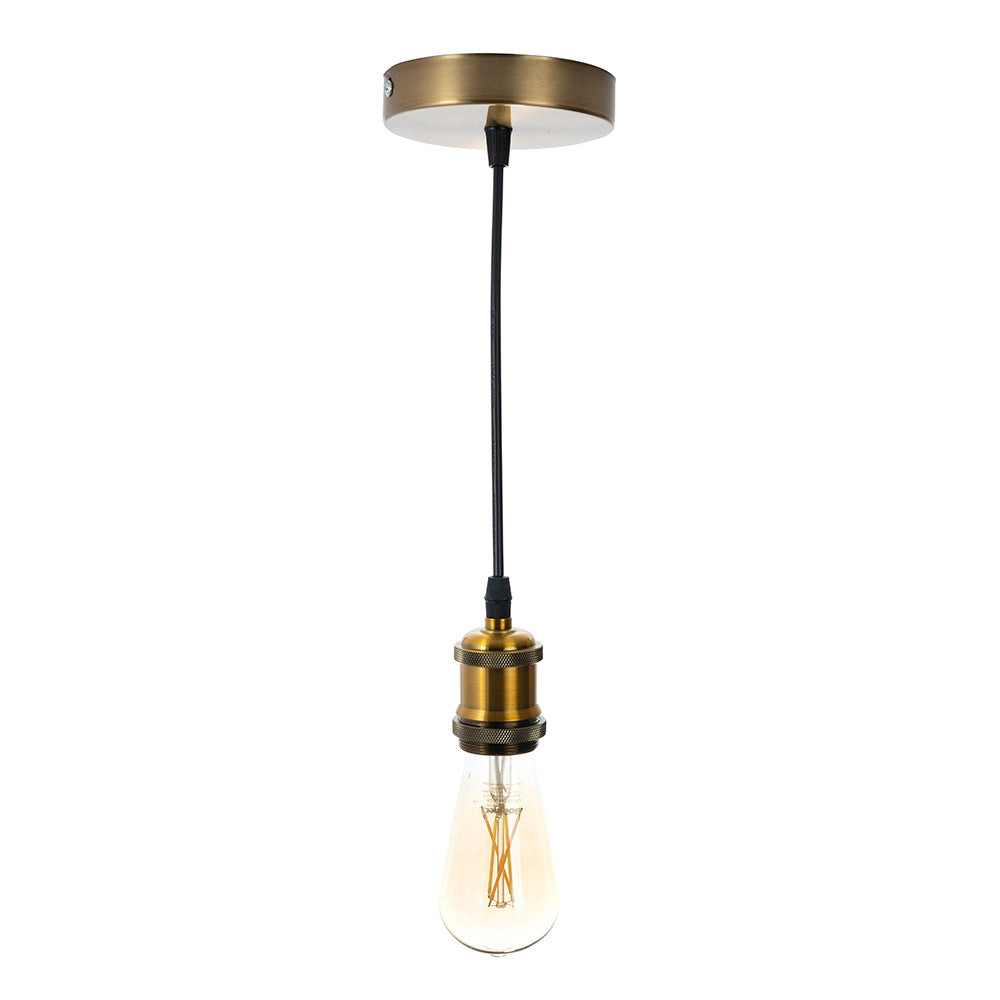 SOCKET COLGANTE COPPER ARIA PARA FOCO BASE E27, 15 W