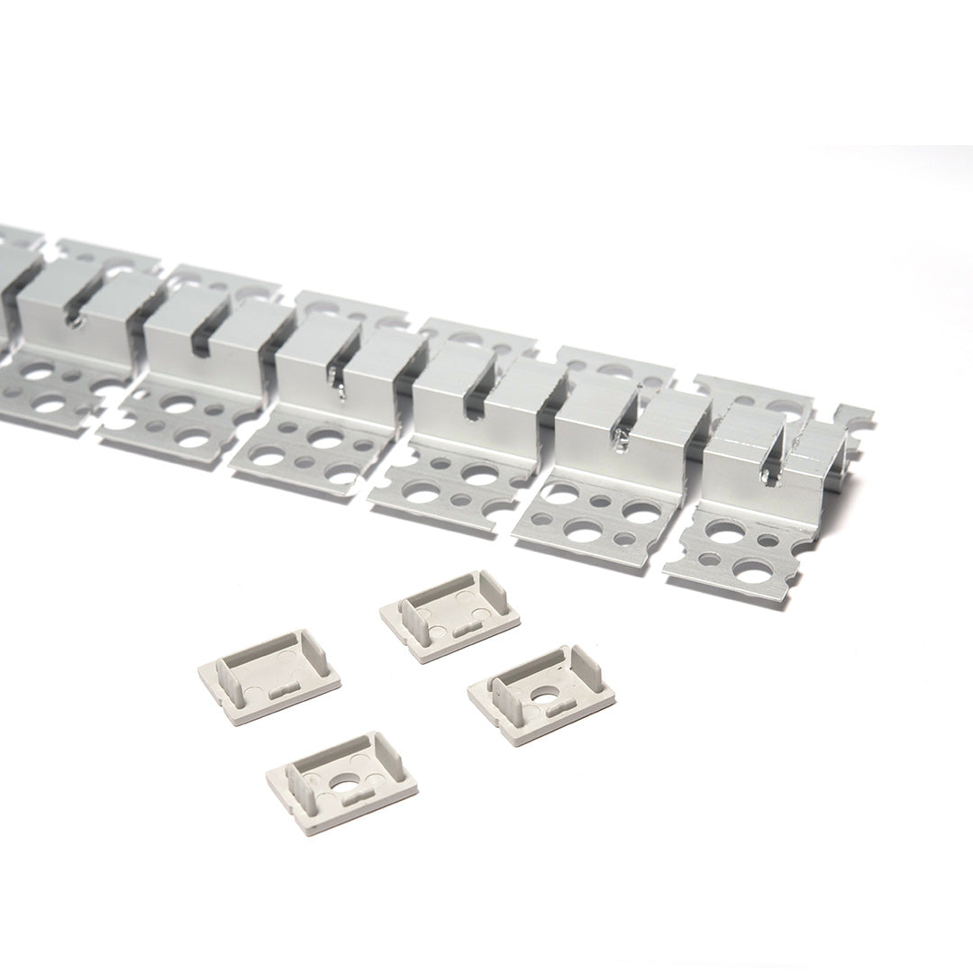 PERFIL HS FLEXIBLE SPINE BLANCO CON DIFUSOR, 2M, AL, IP44