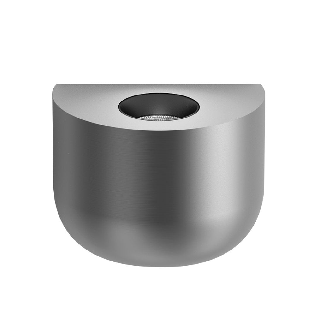 ARBOTANTE GRIS PARA PARED CLOUD 8W, LUZ CÁLIDA, 494 LM