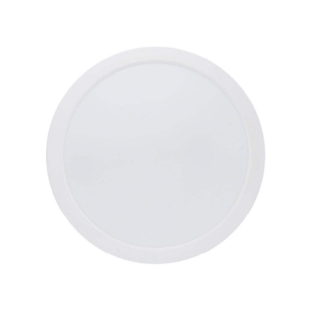 LÁMPARA PANEL LED REDONDO PARA SOBREPONER, 24W, LUZ FRÍA, FE+PC