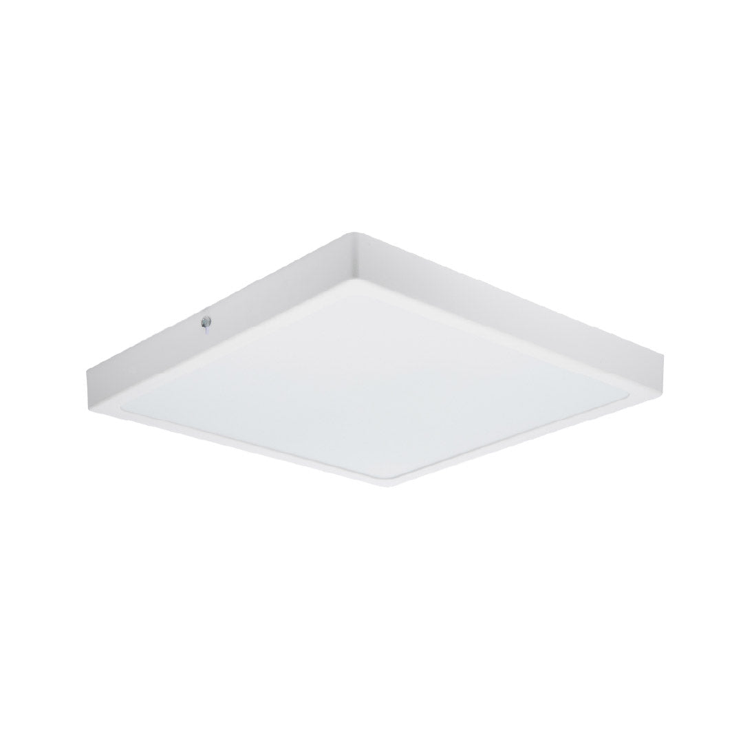 LÁMPARA PANEL LED CUADRADO PARA SOBREPONER, 24W, LUZ FRÍA, FE+PC
