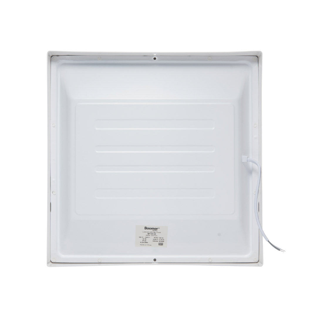 LÁMPARA PANEL LED CUADRADO PARA SOBREPONER, 24W, LUZ FRÍA, FE+PC