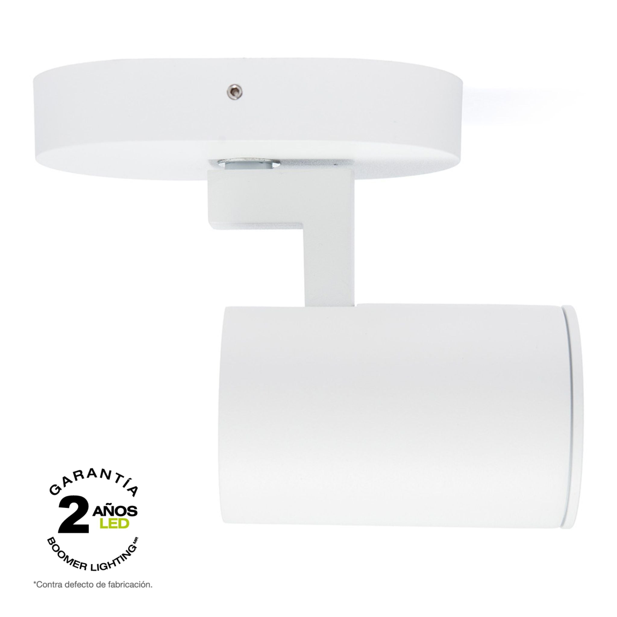 LÁMPARA DE SOBREPONER DIRIGIBLE BLANCA GU10 8W IP20
