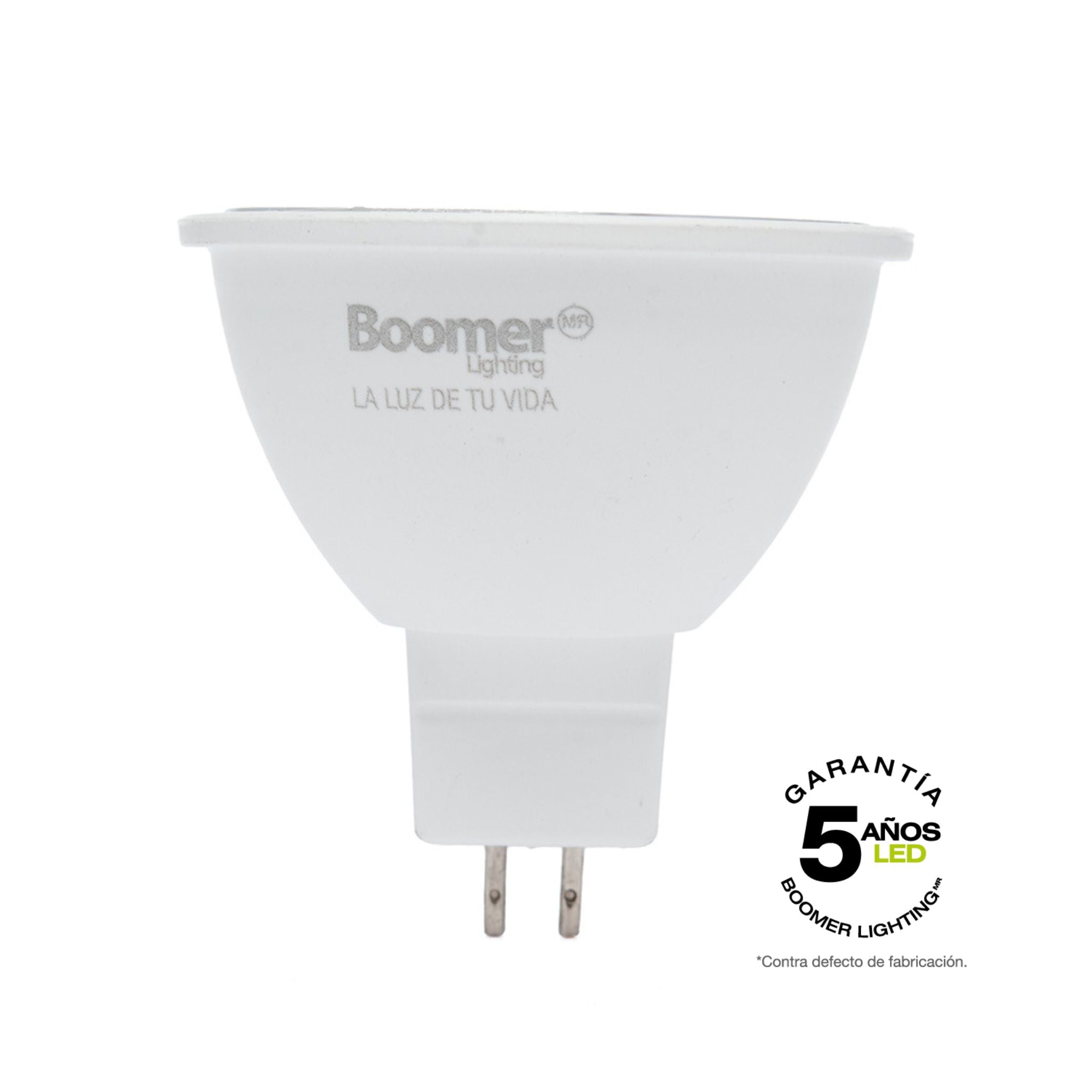 FOCO LED MR16 DE LUZ CÁLIDA 3W BASE GX5.3 NO ATENUABLE (PAQUETE 10 PZAS)