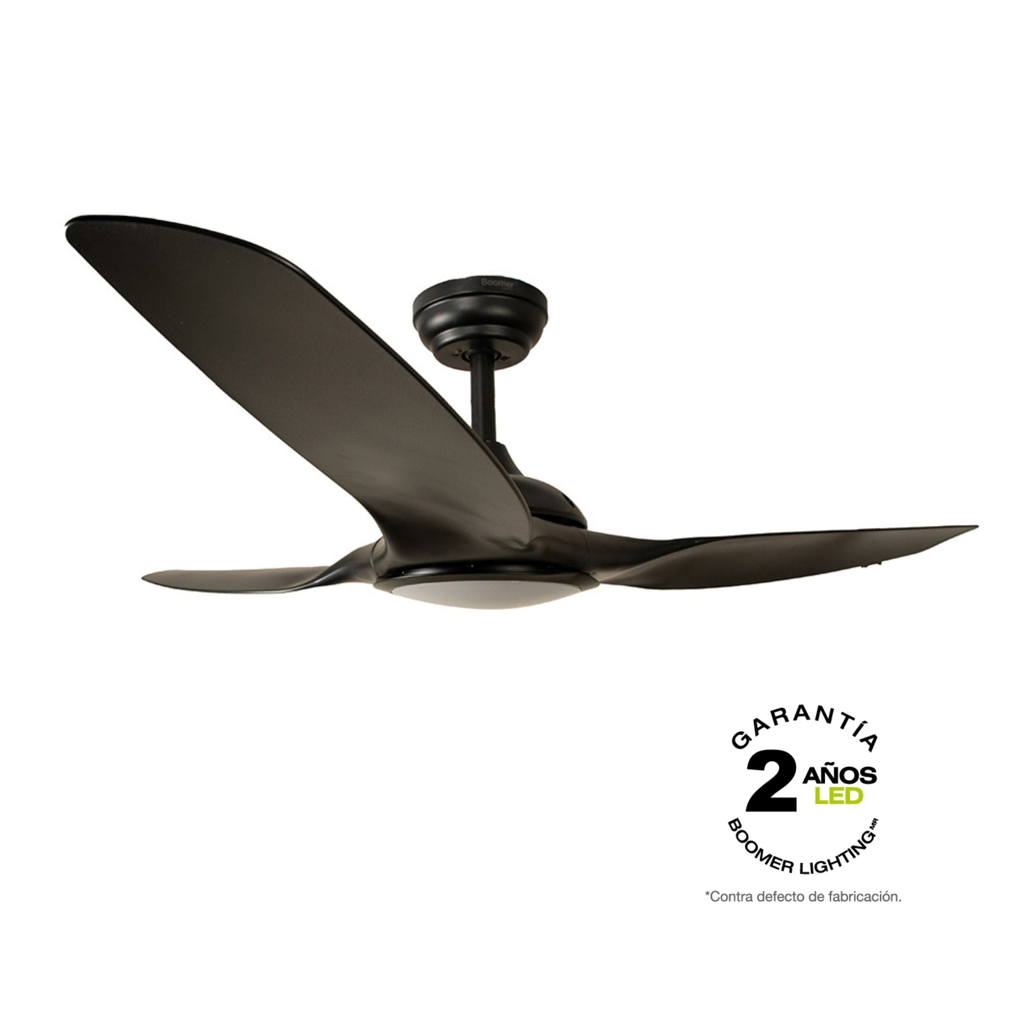 VENTILADOR DE TECHO BLACK HELIX 52" CON LUZ LED Y CONTROL REMOTO