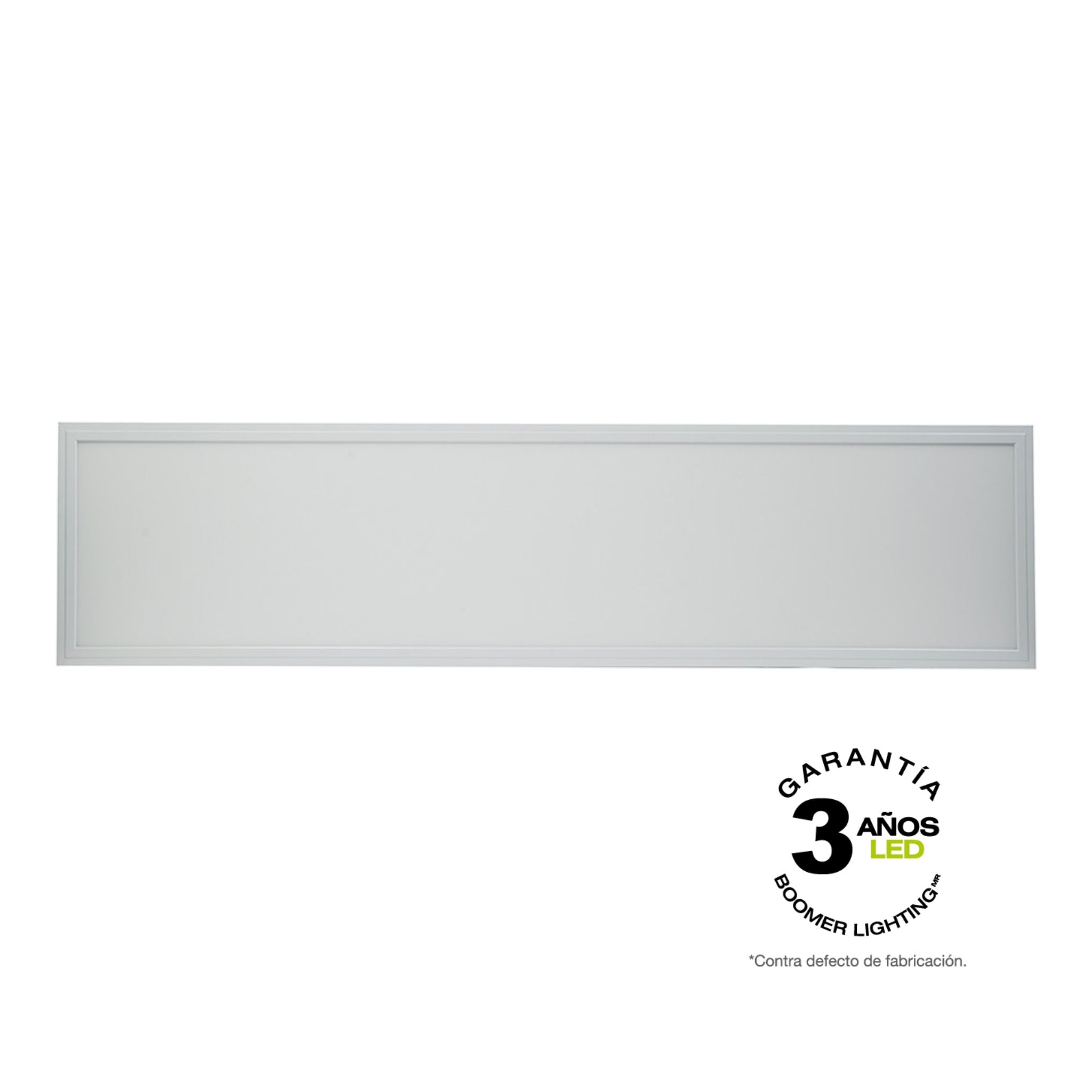 PANEL LED EMPOTRABLE DE LUZ FRÍA DE 40W (1.20×0.30 M)