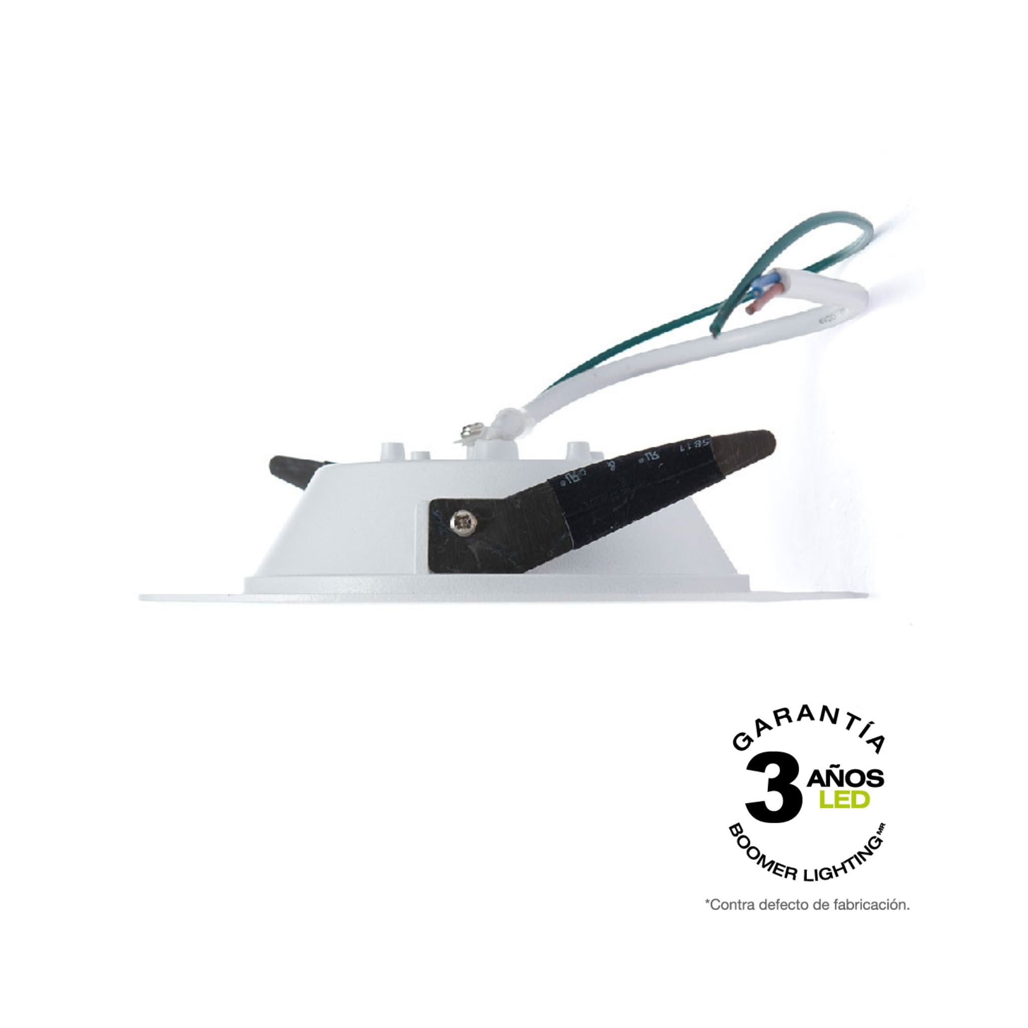 EMPOTRABLE LED BLANCO DE 12W PARA BOTE DE LUZ CÁLIDA IP44