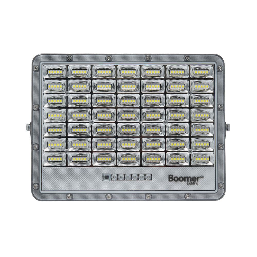 REFLECTOR CON PANEL SOLAR YUMA, 100W, LUZ FRÍA, CON CONTROL