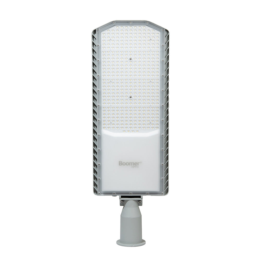 LUMINARIA URBANA CON BASE NEMA 3 PINES 200W LUZ FRÍA IK08