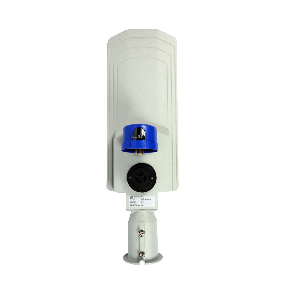 LUMINARIA URBANA CON BASE NEMA 3 PINES 50W LUZ FRÍA, IK08