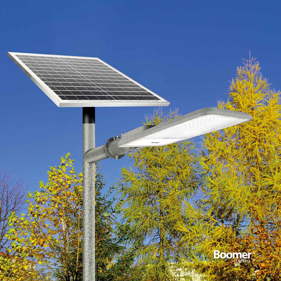 REFLECTOR SOLAR LED EXTERIOR REGULUS 100W LUZ FRÍA 6500K IP65 CON CONTROL