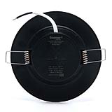 EMPOTRABLE NEGRO 6W, LUZ CÁLIDA, IP20, BOTE CHICO, 600LM
