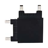 CONECTOR NEGRO PARA RIEL MAGNÉTICO HS-ION, TIPO V