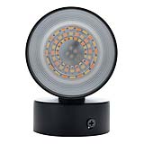 ARBOTANTE PARA PARED REFLEX NEGRO, 6.5W, BASE GU10(x1) INT