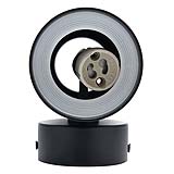ARBOTANTE PARA PARED REFLEX 2 NEGRO, 6.5W, BASE GU10(x2) INT