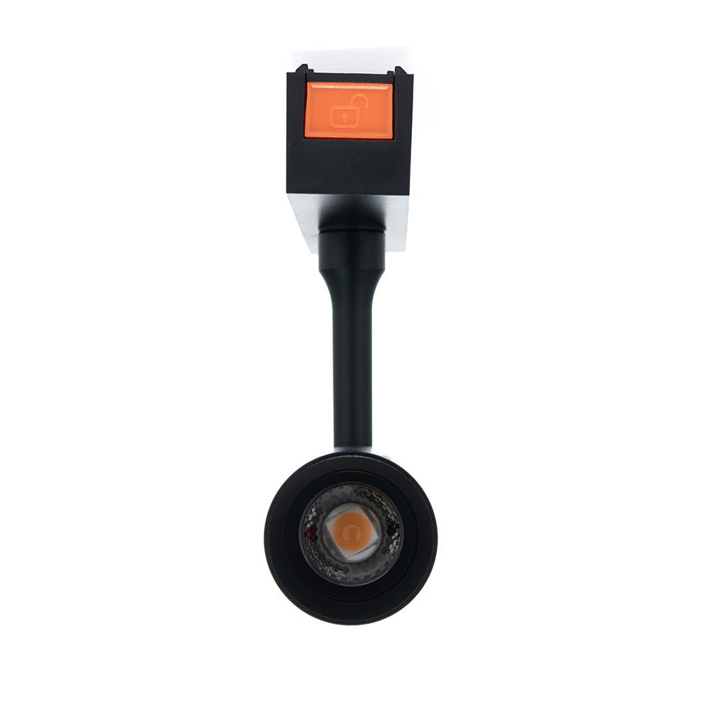 LUMINARIO HS-ION SPOT LIGHT ADJ. NEGRO D35 6W 3000K, 330LM