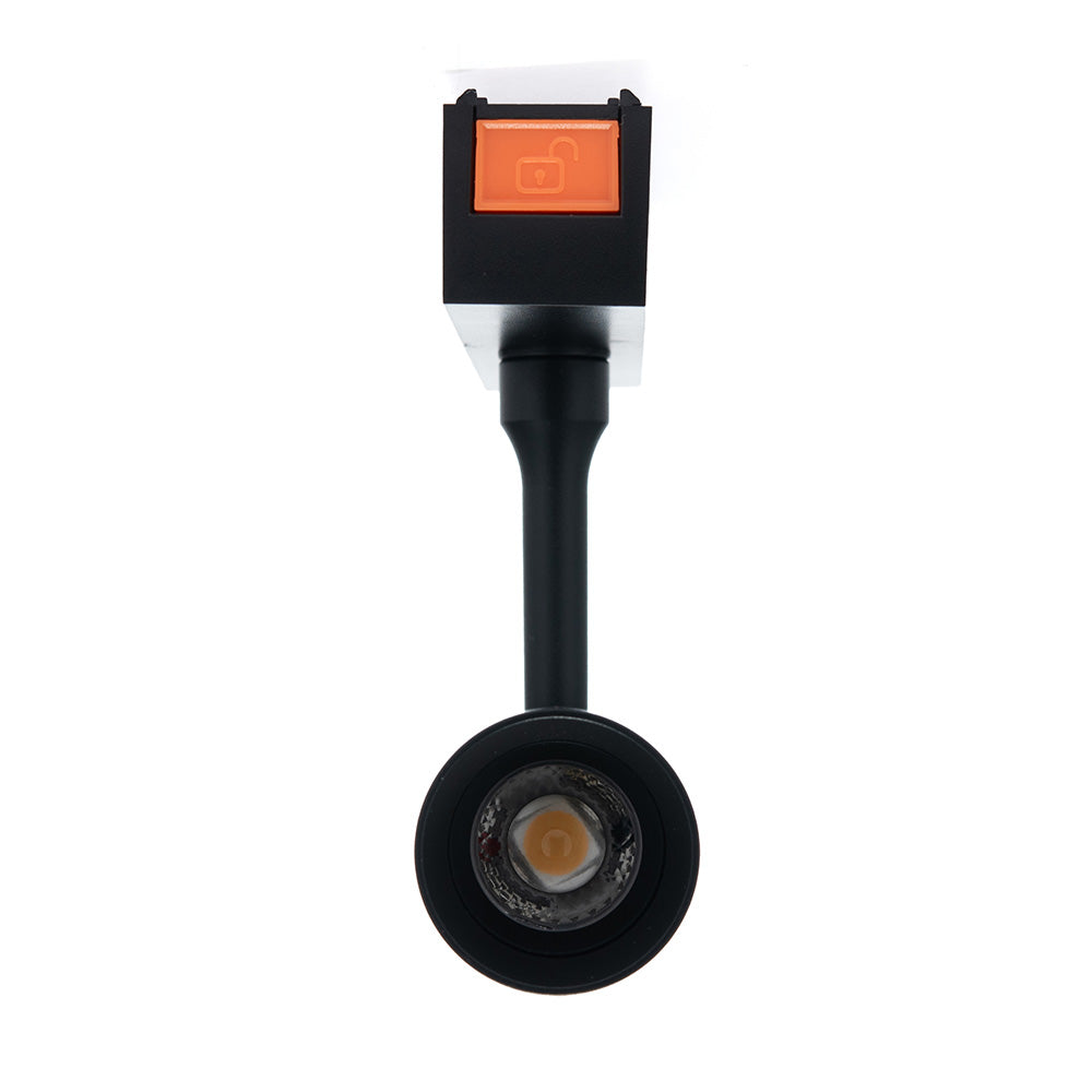 LUMINARIO HS-ION SPOT LIGHT ADJ. NEGRO D35 6W 5000K, 330LM