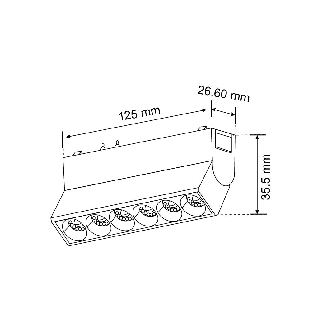 LUMINARIO HS-ION FOLDING LIGHT NEGRO 6W, 3000K, 500LM