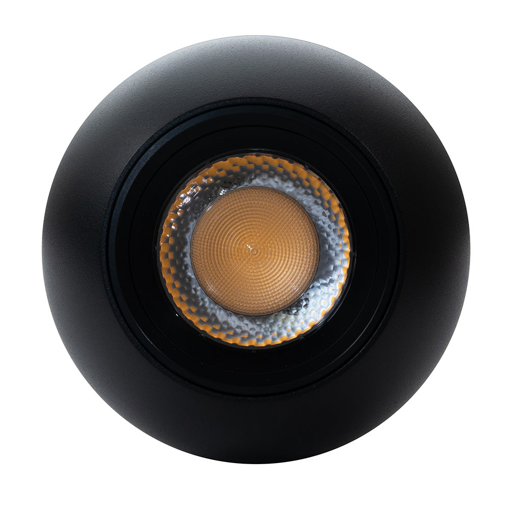 LUMINARIO HS-ION APPLE ADJ. ZOOM NEGRO, 10W, 4000K, 940LM