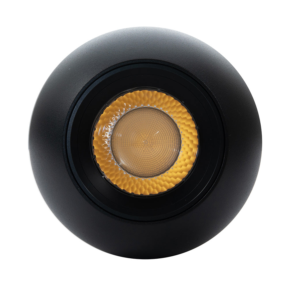 LUMINARIO HS-ION APPLE ADJ. ZOOM NEGRO, 10W, 5000K, 940LM