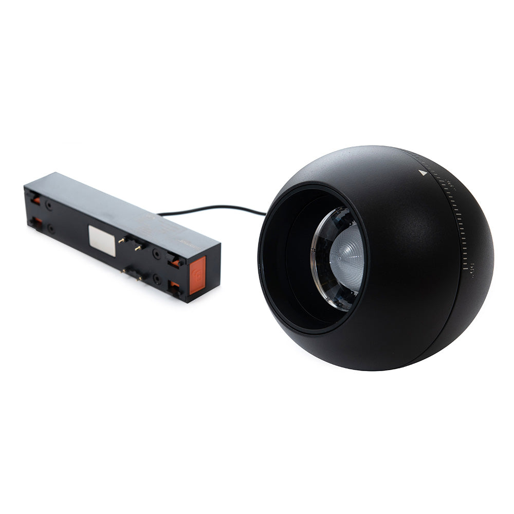 LUMINARIO HS-ION APPLE ADJ. ZOOM NEGRO, 10W, 5000K, 940LM