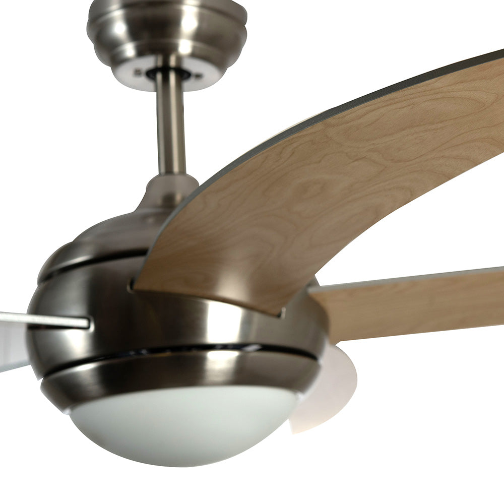 VENTILADOR DE TECHO CON LUZ LED 52" FOREST 6 VELOCIDADES CCT