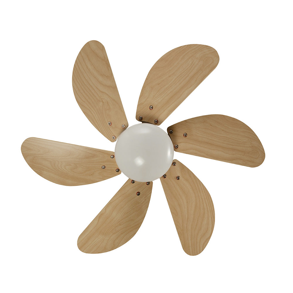 VENTILADOR DE TECHO CON LUZ LED 30" SHUVEL 6 VELOCIDADES CCT