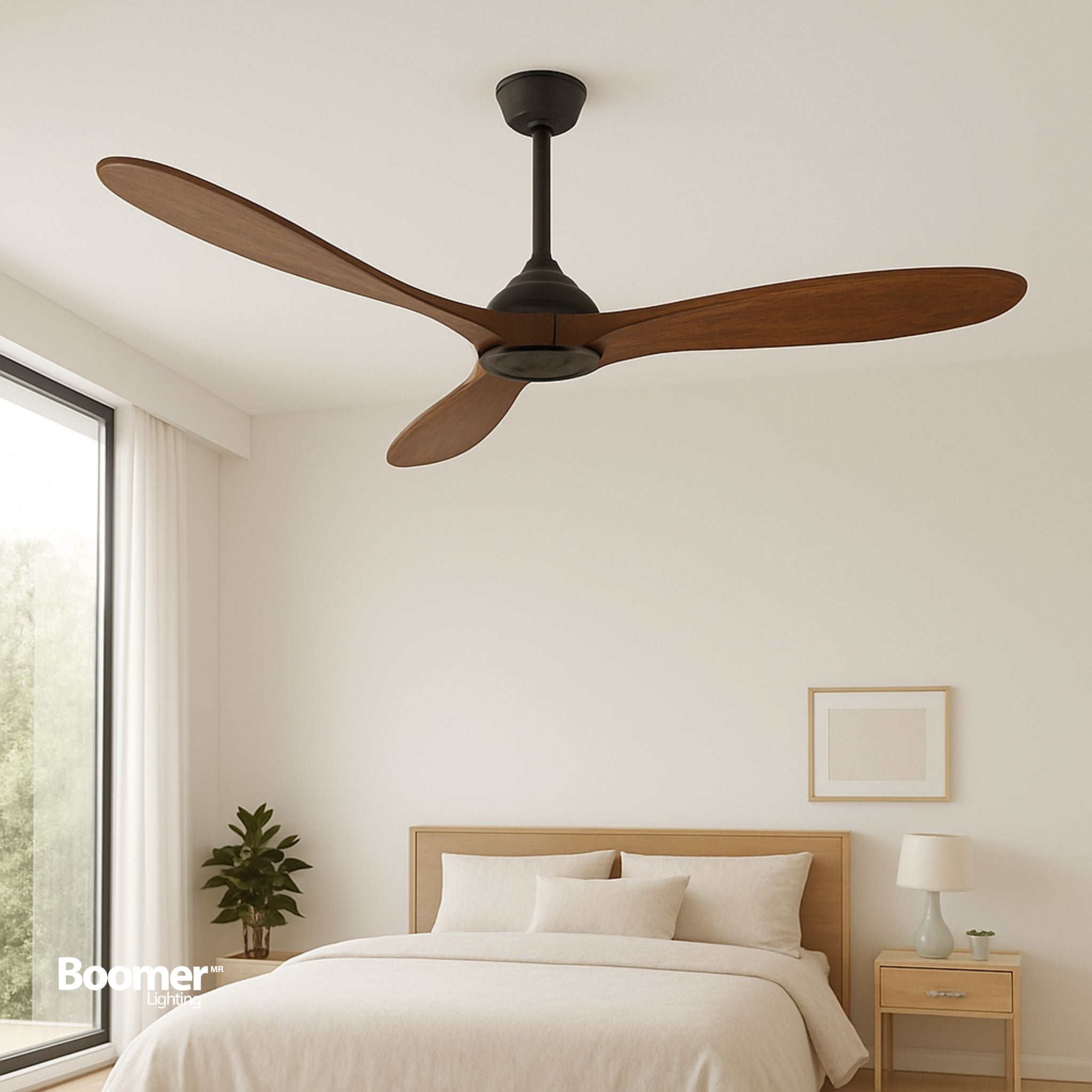 VENTILADOR DE TECHO DYNAMO 56” CON 6 VELOCIDADES Y CONTROL REMOTO