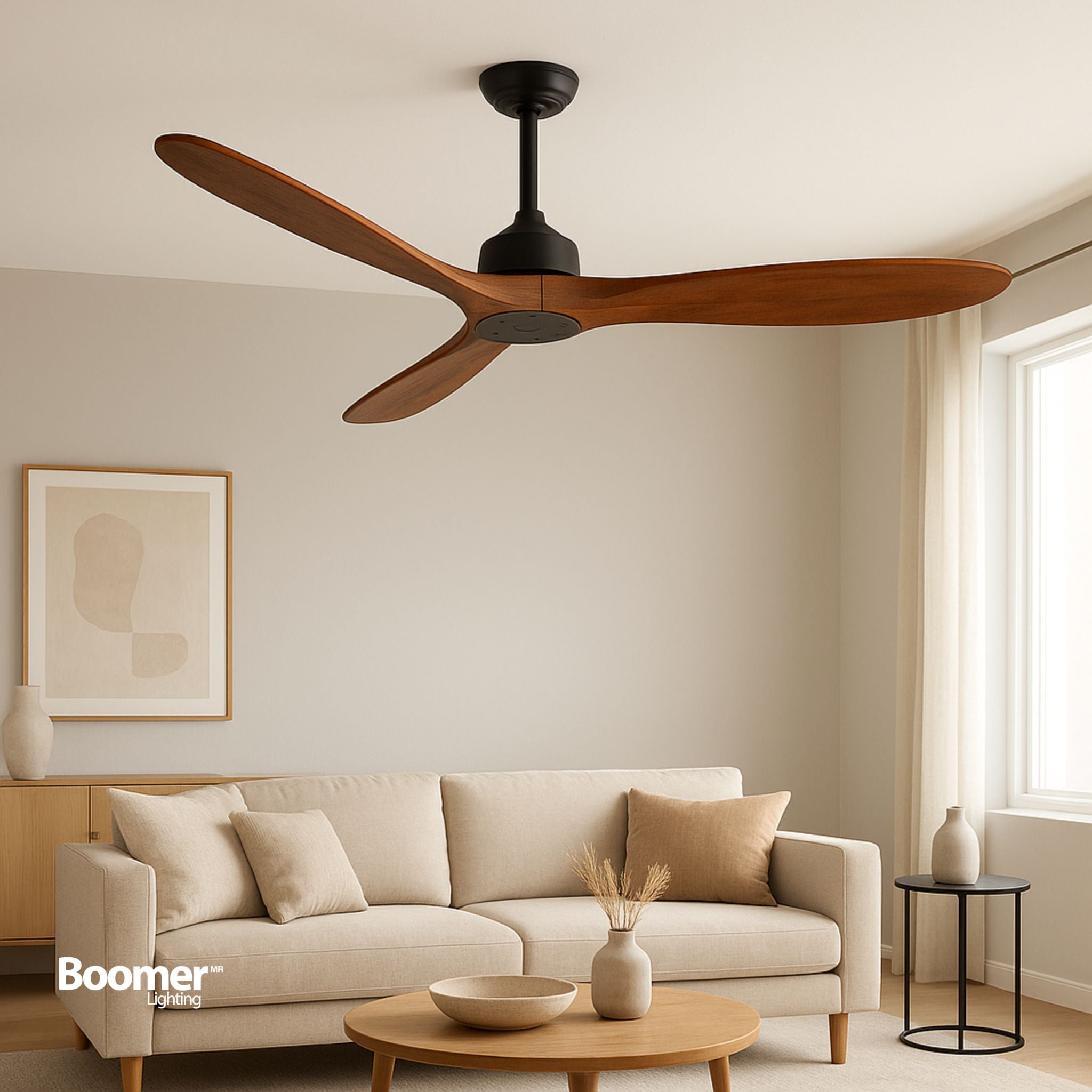 VENTILADOR DE TECHO DYNAMO 56” CON 6 VELOCIDADES Y CONTROL REMOTO