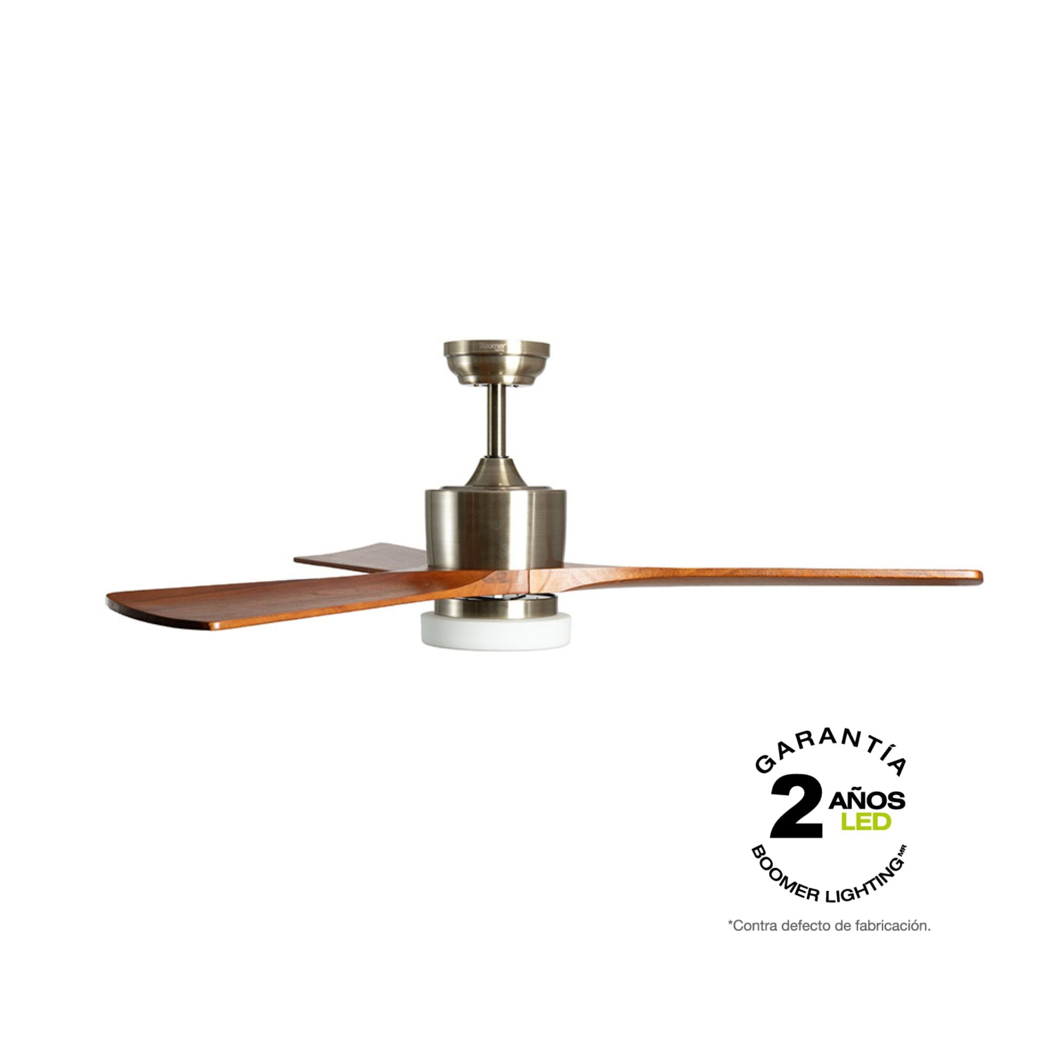 VENTILADOR DE TECHO COPTER CON LUZ LED CCT DE 52” Y 6 VELOCIDADES