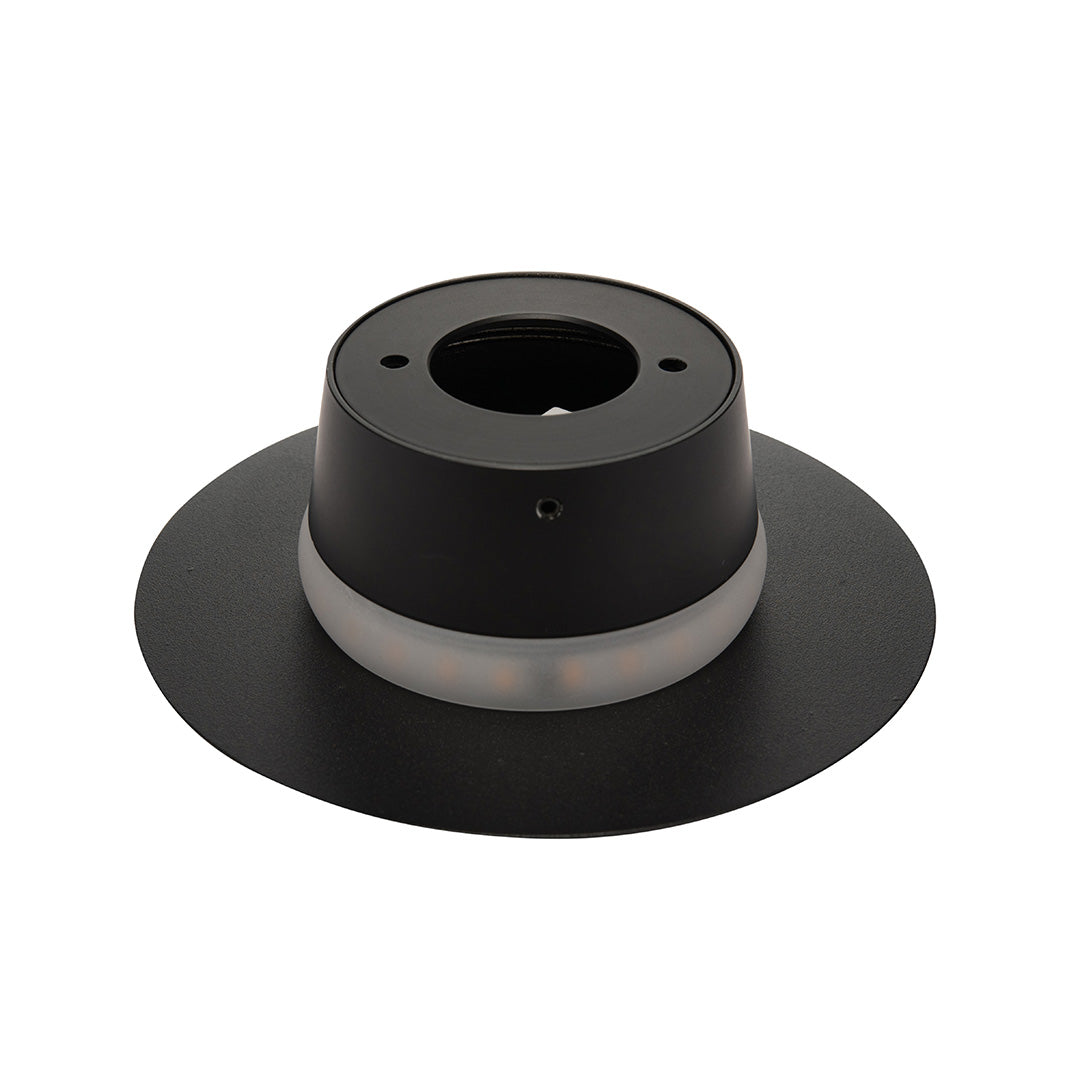 ARBOTANTE NEGRO PARA PARED HALO 10W, LUZ CÁLIDA, 567 LM