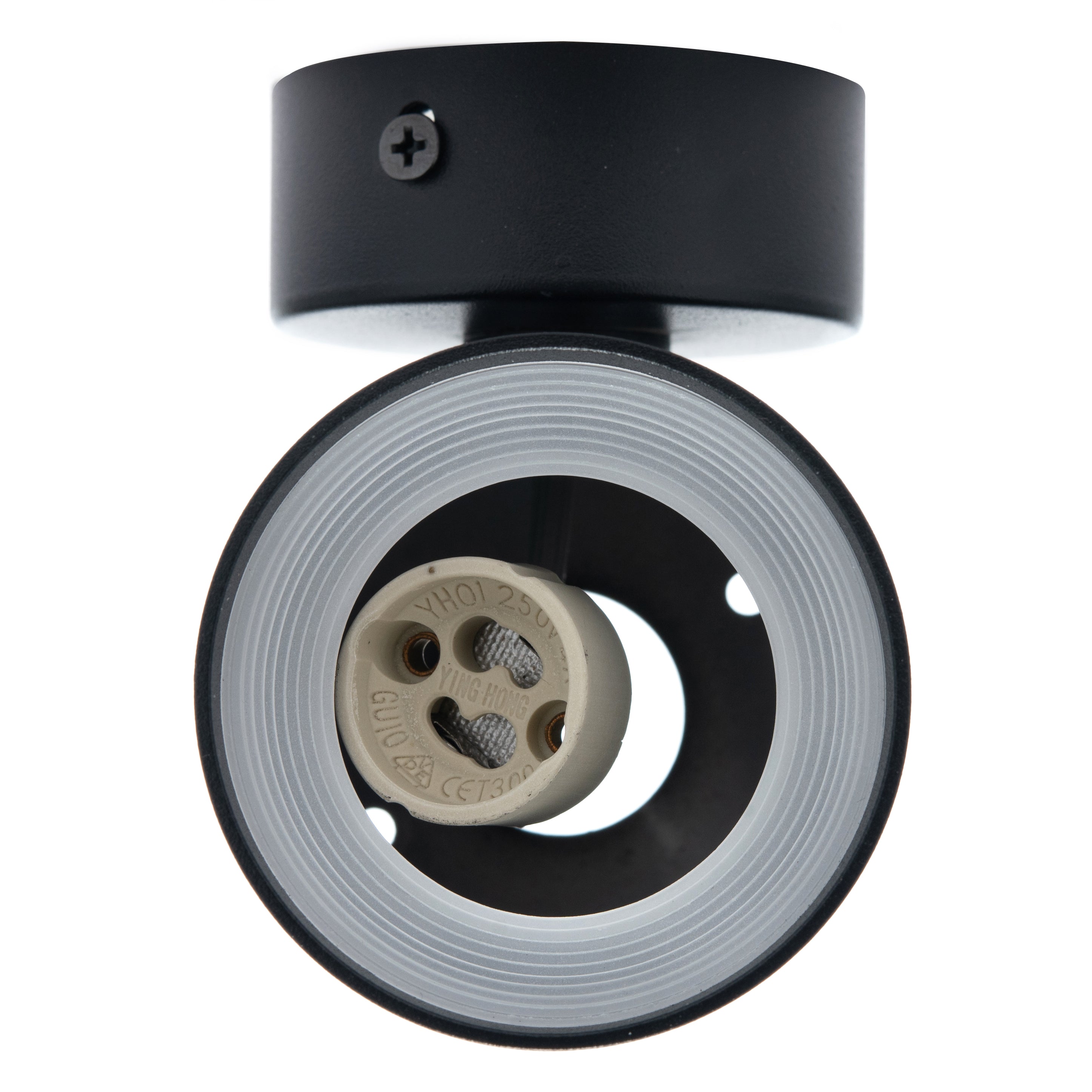 ARBOTANTE PARA PARED REFLEX NEGRO, 6.5W, BASE GU10(x1) INT