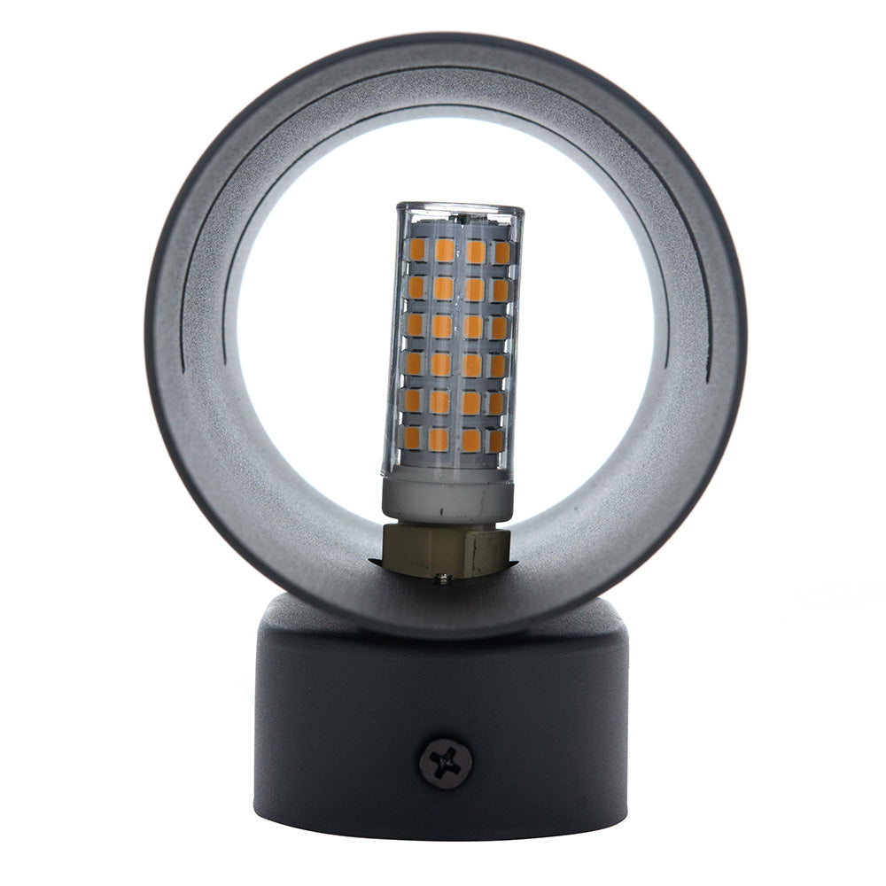 ARBOTANTE PARA PARED NV NEGRO 10W LUZ CÁLIDA 700LM IMÁN INT
