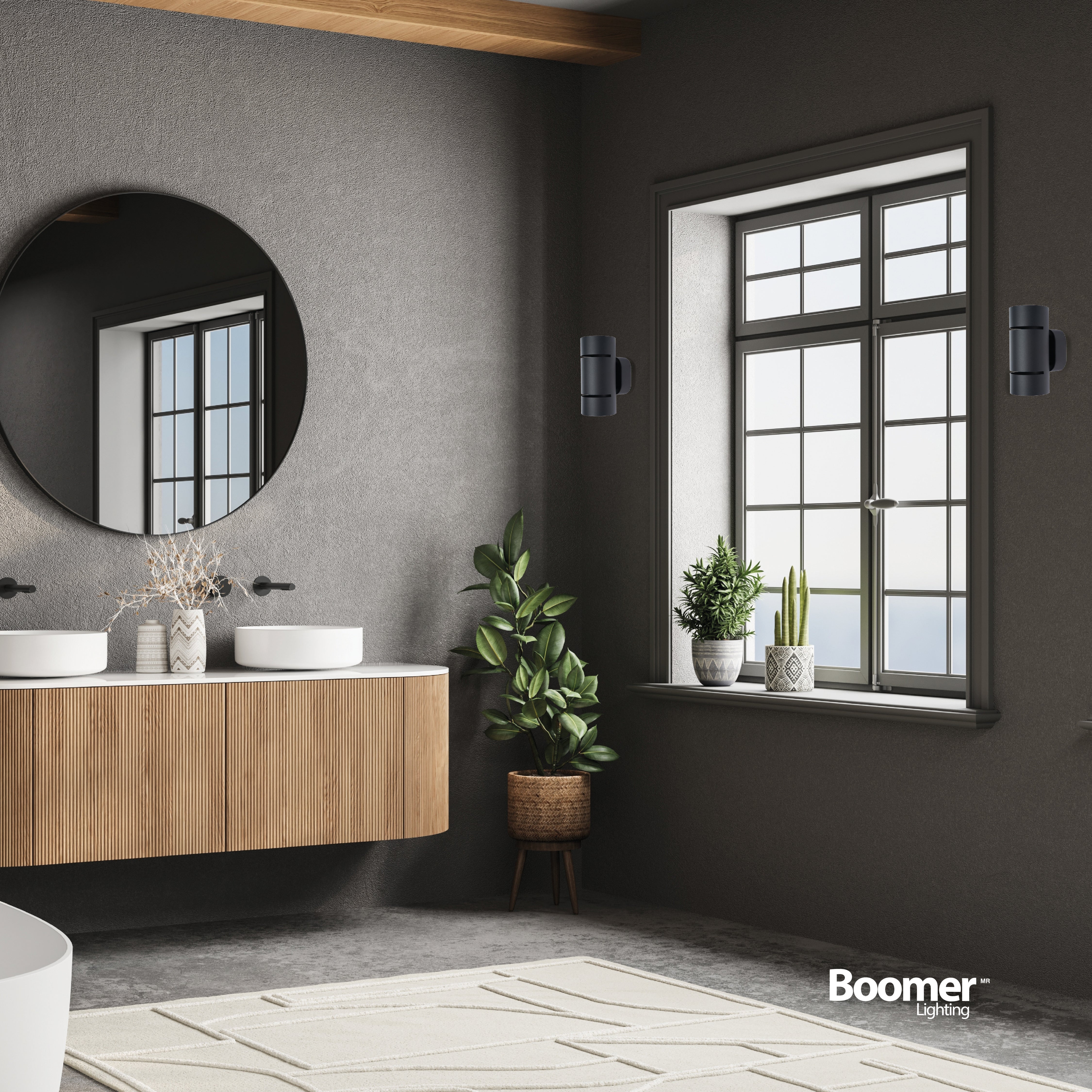 ARBOTANTE PARA PARED NV NEGRO 10W LUZ CÁLIDA 700LM IMÁN INT