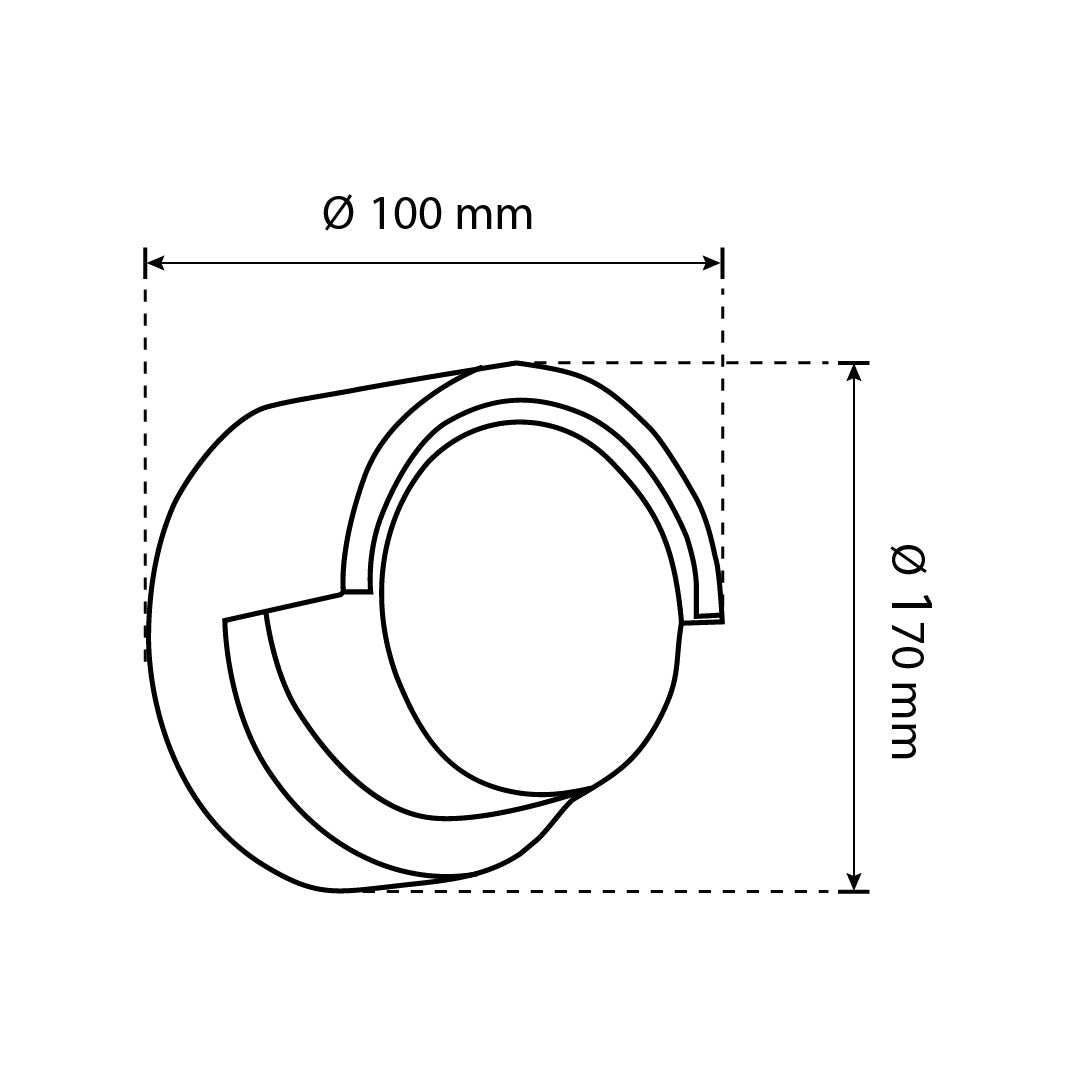 ARBOTANTE PARA PARED SUN, 12W, LUZ CÁLIDA, 960LM, EXTERIOR