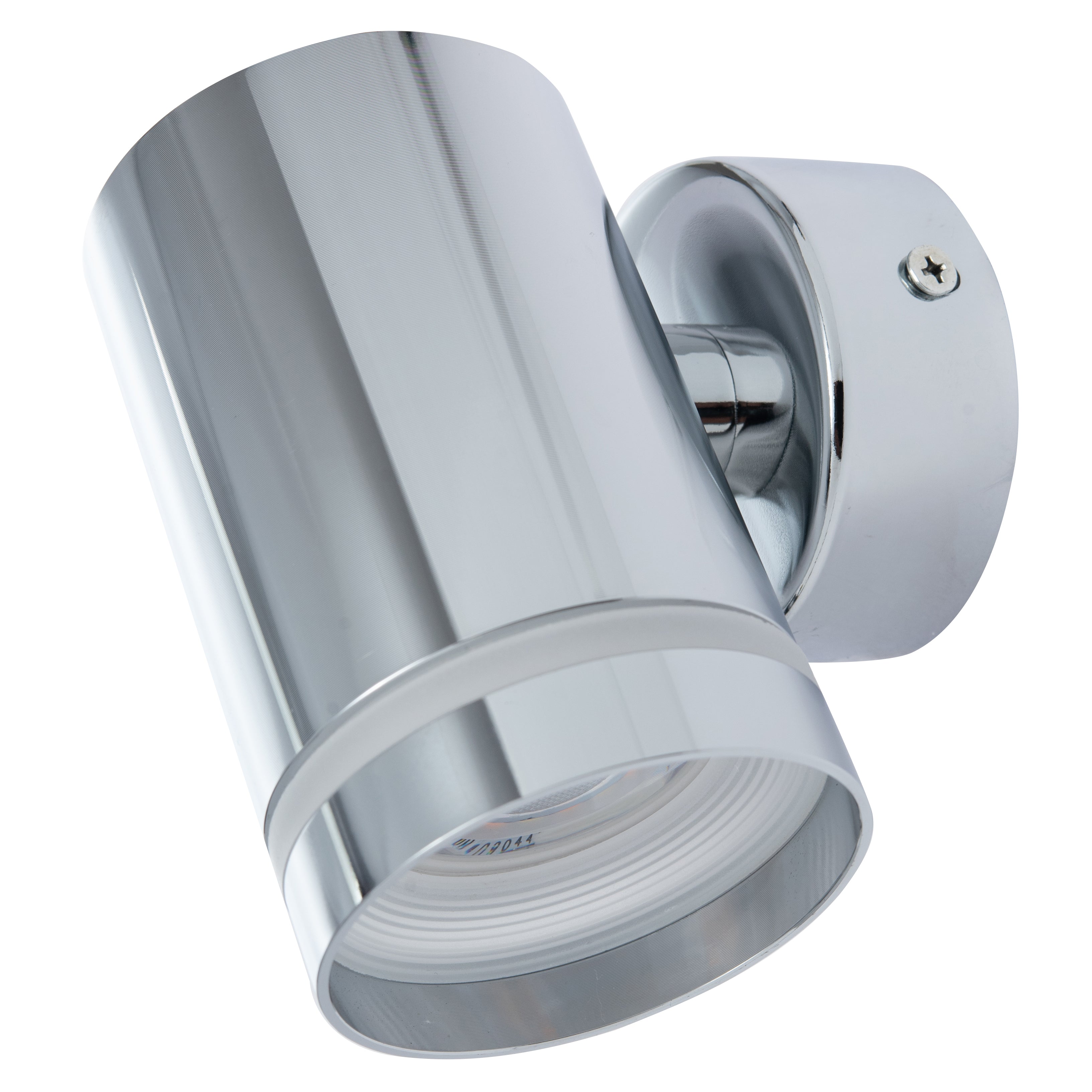 ARBOTANTE PARA PARED REFLEX PLATA, 6.5W, BASE GU10(x1) INT