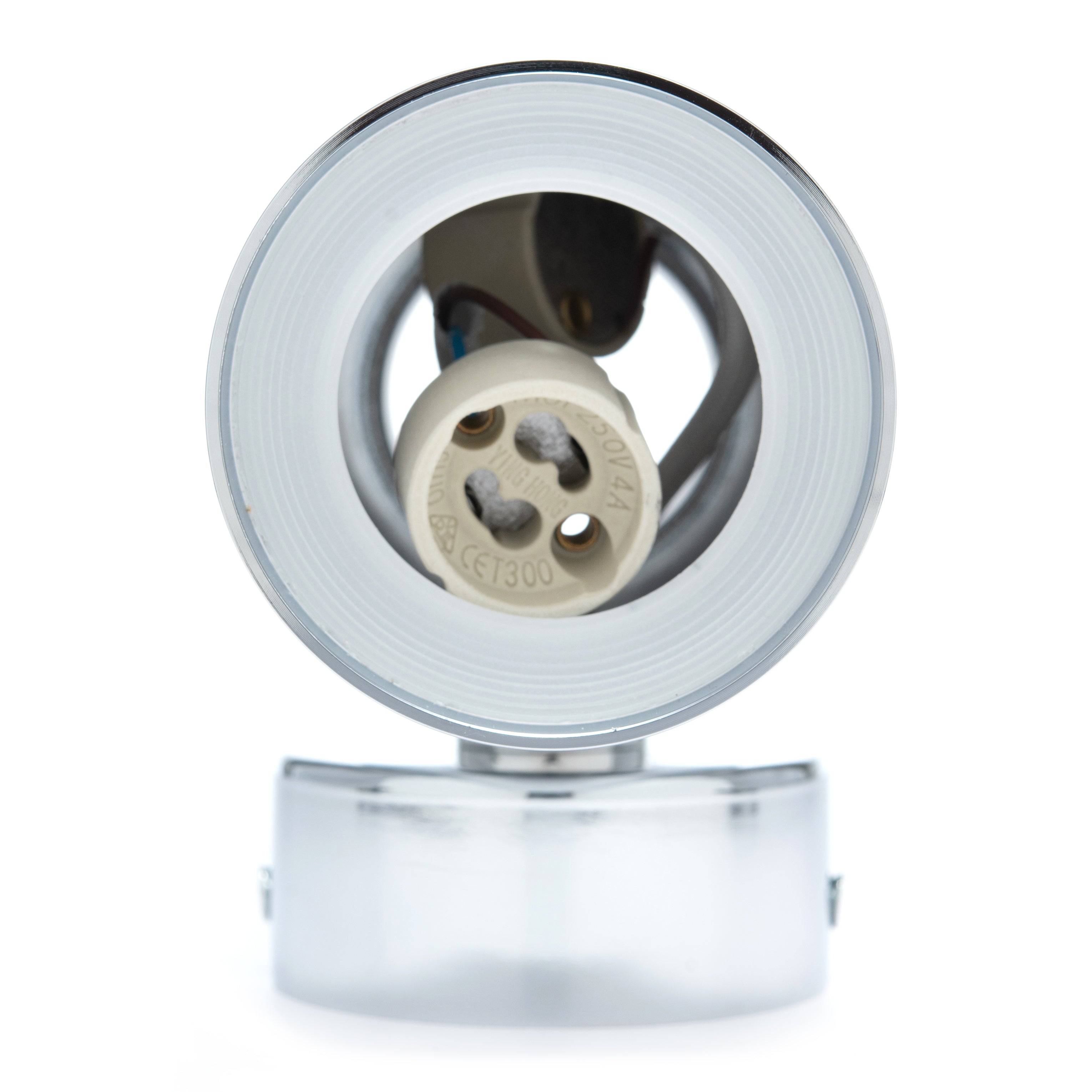 ARBOTANTE PARA PARED REFLEX 2 PLATA 6.5W, BASE GU10(x2) INT