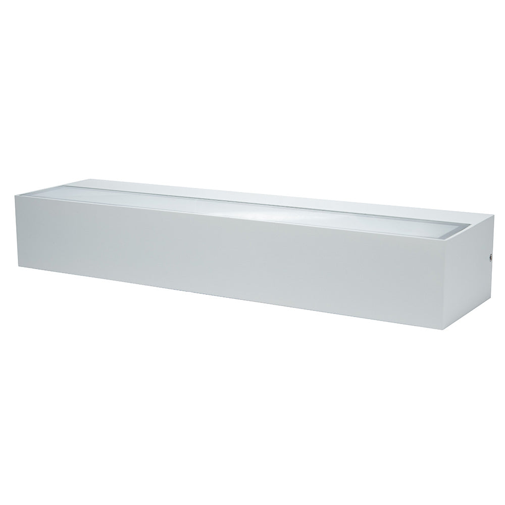 ARBOTANTE PARA PARED H BLANCO 18W LUZ CÁLIDA 900LM, EXTERIOR