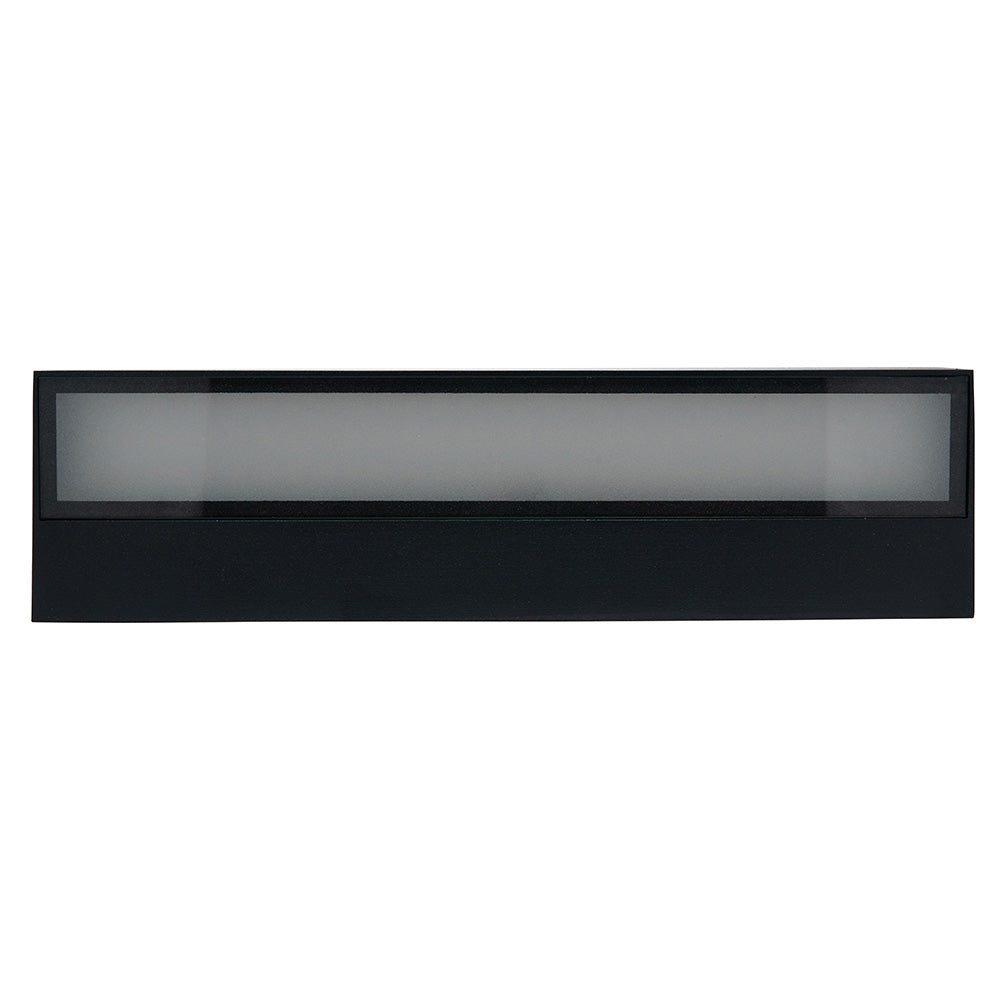 ARBOTANTE PARA PARED H NEGRO 18W LUZ CÁLIDA, 900LM, EXTERIOR